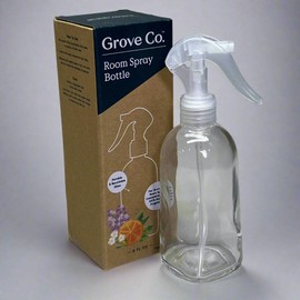 GROVE CO (4 PACK) Reusable Room Spray Bottle 8 fl oz, Clear GR-324-9852