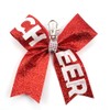MMIUAEG Bowknot Cheer Keychain Glittering Game Day Keyring Keychain Cheerleader