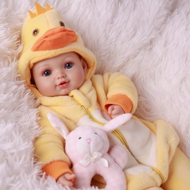 BABESIDE Baby Dolls, 17 inch Large Realistic Cute Soft Body Baby Doll Real Life Baby Dolls with Accessories for 3+ Year Old Girls Gifts, Pretend Play, Collection