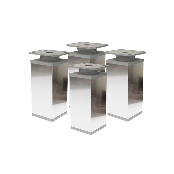 ALUSFERA Furniture Feet, Metal Table Legs, Height Adjustable, Cupboard Feet,