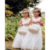 2Bunnies Girl Rose Lace Back A-Line Straight Tutu Tulle Party