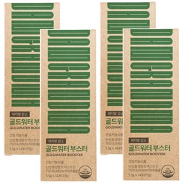 Cheongdam Grandma Gold Water Booster Short-term drinking water diet supplement 4 boxes for 1 week, 77g / 청담할머니 골드워터 부스터 단기간 식수 다이어트 보조제 1주분 4박스, 77g
