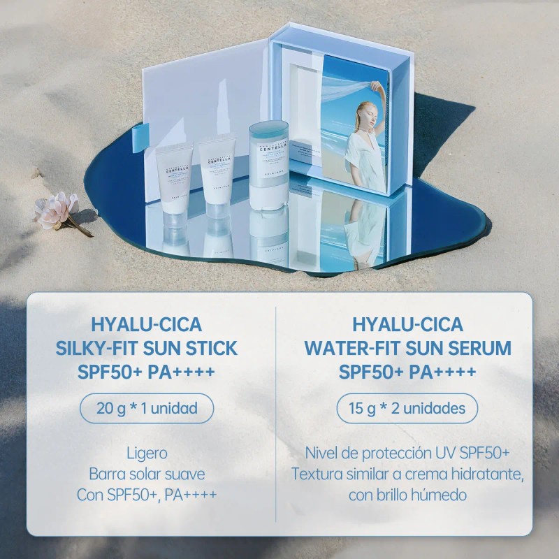 Skin1004 Kit Protector Solar Hyalu-cica Spf50 3 Pzs