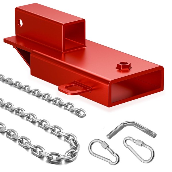 YZONA Single Forklift Trailer Hitch Attachment, Clamp-On Monut Fork Pallet