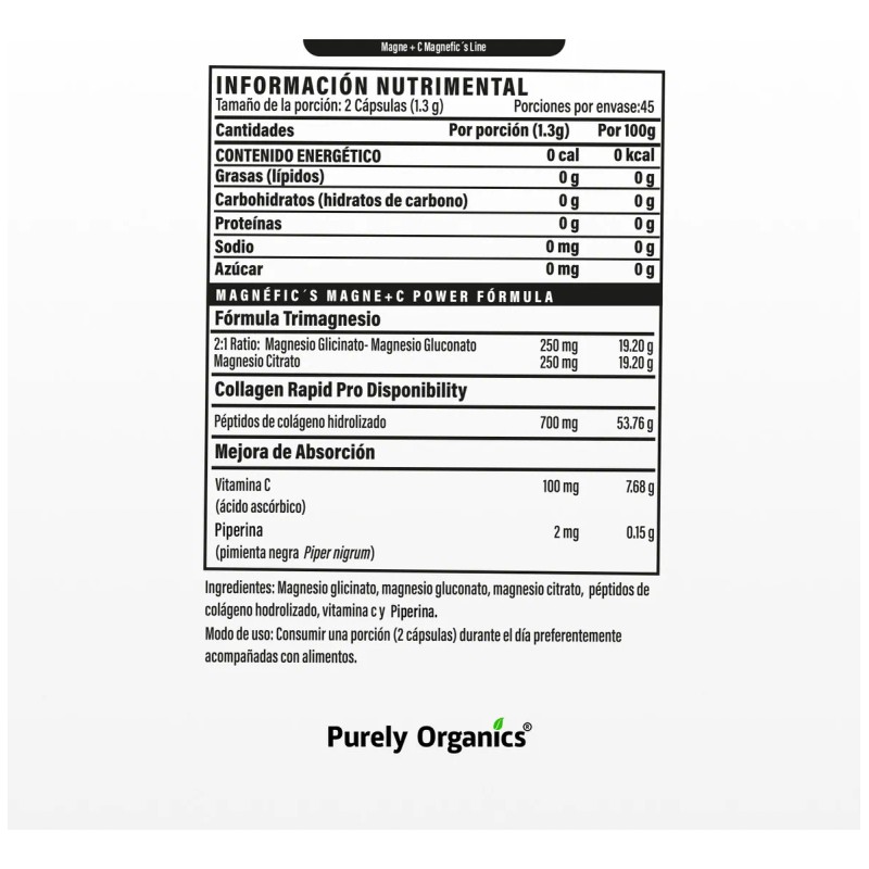 Magne + C | Magnesio, Vitamina C y Colágeno |