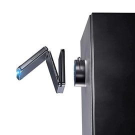 Aurzen Magnetic Suction Mount for Zip Projector, Strong Hold, No Charging, Compatible with Smooth Walls & Surfaces (Glass, Mirror, Desk)