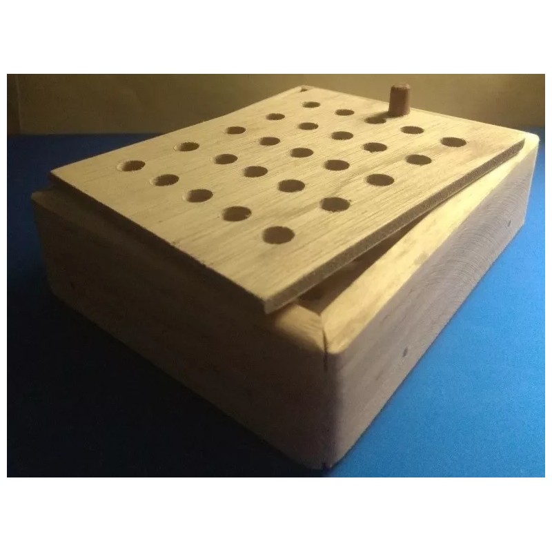 Hecho En Mexico Base Madera Para Llenar + 200 Cápsulas