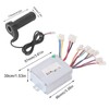 24V 500W Controller Kit with Throttle Twist Grip Heat Dissipatin