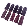 EXCEART Pack of 10 Leather Finger Cots Needle Felt Finger