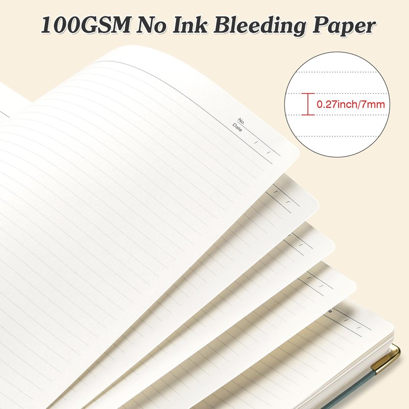Spiral Notebook 8.5" x 11", 300 Numbered Pages Notebooks College