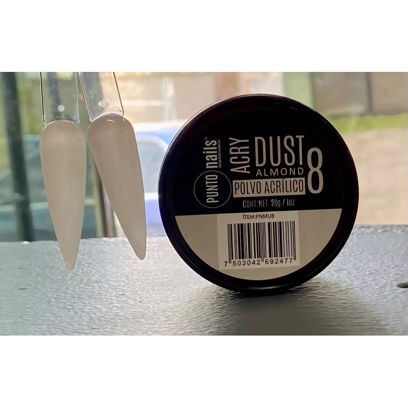 Punto Nails Polvo Acrilico Almond Punto Nails 1oz Makeup 30g