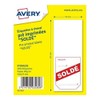 Avery Labels for horses, pre-printed, mm, white base label