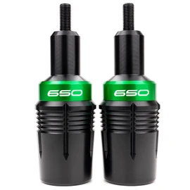 ZYAKOMO Fit for Kawasaki Ninja 650 KRT 2025 Ninja650 EX650 2017-2023 2024 2025 Z650 RS Z 650 CNC Motorcycle Frame Sliders Crash Protector Crash Pad Falling Protection (Green)