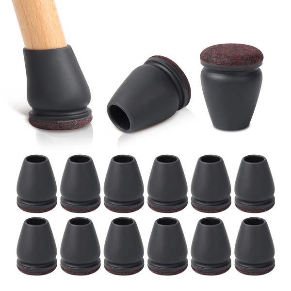 RCHYFEED Black Protective Caps, Pack of 24 Protective Caps for
