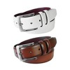 Stacy Adams Men's Russell Belt, Burgundy, 44
