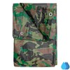 Premium Camouflage Heavy Duty Tarpaulin, 90gsm Waterproof Cover Ground Sheet