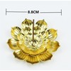 Lotus Shape Incense Holder with Incense Stick Tray:Multi-Functional Incense Burner