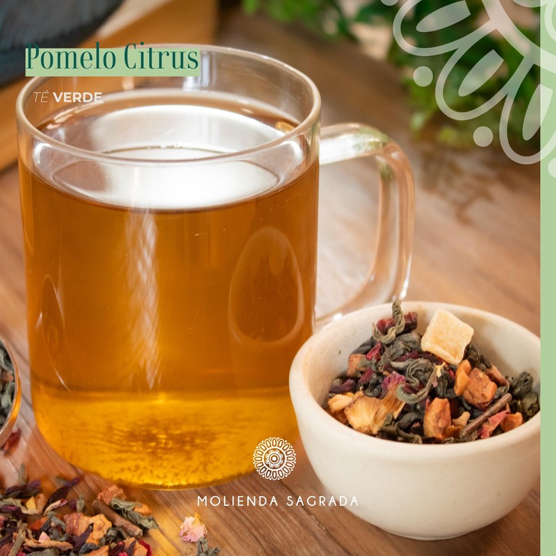 Molienda Sagrada, Té Verde, Pomelo Citrus, 500 gr.