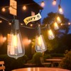 FOOMAN LED Outdoor String Lights, 50FT Outside Waterproof Patio Lights