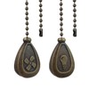 OMYZERO 2Pcs Ceiling Fan Pull Chain Set, 12Inches Decorative Fan