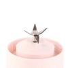Juicer Machine Portable 500ml Mini Pink Juice Extractor 6 Leaf