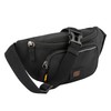 camel active City Men's Belt Bag Bum Bag, black, 000190