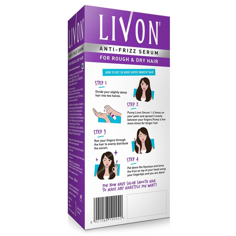 Livon Dry and Unruly Hair Serum 100 ml - India