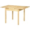 HOMCOM Folding Dining Table, Pine Wood Drop Leaf Table, Foldable