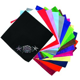 Dog in the Closet, Sea Shells (Small Rhinestone) - Rhinestone Dog Bandana - Choice of Color