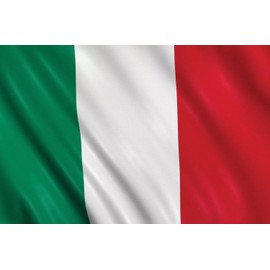 Italy Flag, 5Ft x 3Ft, Durable, for Football Sports Games Fan Team Support