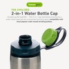 humangear capCAP+ Water Bottle Cap for 63mm Wide-Mouth Bottles, Forest