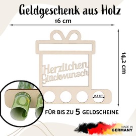 Spruchreif Funny Money Gift, Voucher Packaging, Gift for Birthday