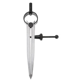 HARFINGTON Spring Joint Caliper 4 inch / 100mm Steel Adjustable Spring Divider Caliper with Solid Nut for Metalworking Geometry Drawing Woodworking