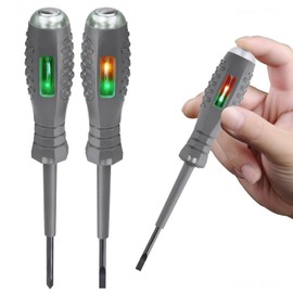 2-in-1 Voltage Tester Sets High Torque Strong Magnetic Screwdriver Electricity Detector, Screwdriver Chamfer Tester, Contactless Current Tester, Phase Tester Electrical Accessories, 2 Pieces