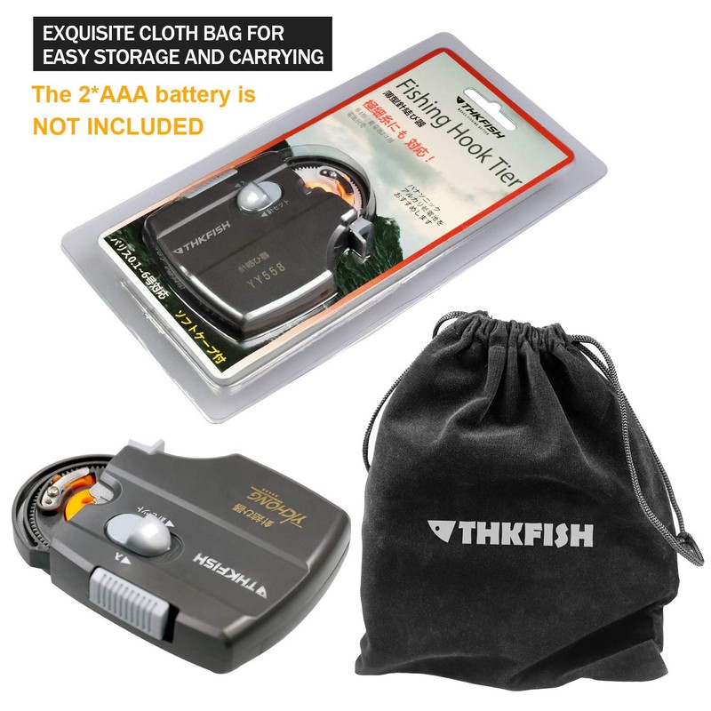 THKFISH Hook Binder for Fishing Hooks - Portable Electric Automatic