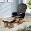 ANMINY 5pcs Glider Rocker Replacement Cushions Set - Thickened Velvet