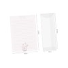 GRIRIW 4sets Fresh Illustrated Letter Paper and Envelopes Kit Cute