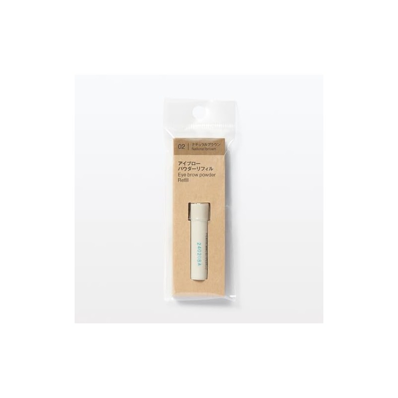 MUJI OAP74A4S Eyebrow Powder Refill Natural Brown