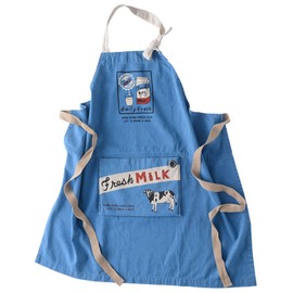 67774 & Packable Apron Fashionable Storage, Approx. 31.5 x 31.5 inches (80 x 80 cm), Milk
