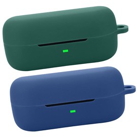 Accdeny Compatible for Sony WF-C510 Headphone Case, [Supports Wireless Charging] [Shockproof Protective Case] Silicone Headphone Case (Blue-Green)