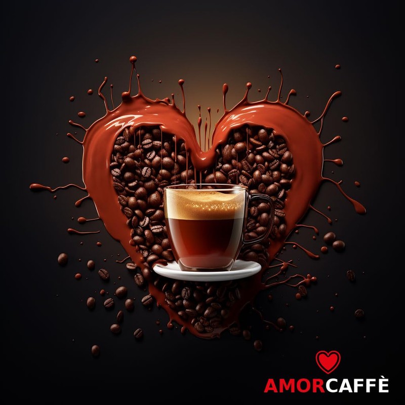 Amorcaffe 50 Home Compostable Compatible with Nespresso Coffee Capsules Pods