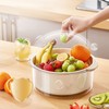 Kitchen Colanders Bowl Set Fruit Vegetable Washing Basket 2 in