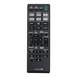 AULCMEET RM-AMU199 Replace Remote Control Compatible for Sony Home Audio MHC-GPX555 HCD-SHAKE33 SHAKE-55 SS-SHAKE99 HCD-SHAKE77 SS-SHAKE77 HCD-SHAKE55 SS-SHAKE55 SHAKE-33 SHAKE-77 LBT-GPX555
