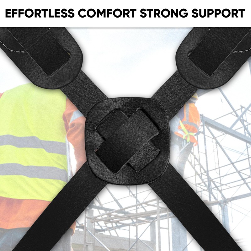 FUERI Leather Tool Belt Suspender for Men, Heavy Duty Comfort