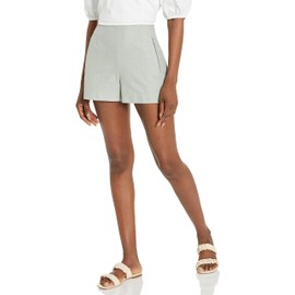 Club Monaco Women's Textured Short, Sage, 2