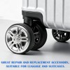 Pack of 8 Suitcase Wheels Replacement Wheels, 50 x 12
