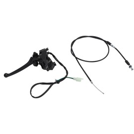 Thumb Throttle Cable with Dual Brake Lever Assy 22mm Aluminium Alloy for 50‑250cc ATV Go Kart