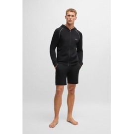 BOSS Men's Mix & Match Short CW Shorts Made of Stretch Cotton with Drawstring Waist and Logo Embroidery, Black 1