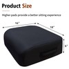 Office Chair Booster Cushion — 6-Inch Extra-Thick Height Increase Seat