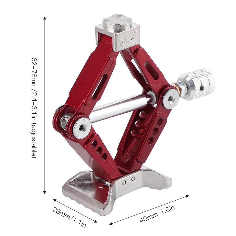 2Pcs Metal Universal Rhombus Adjustable Lifting Jack Accessory for 1/10